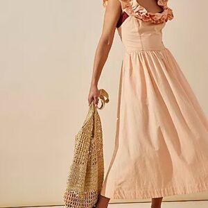 Free People Ruffle It Up Midi Dress